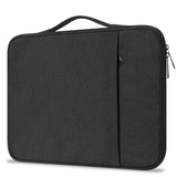 13-Inch Laptop Sleeve Case For 2025-2024 Macbook Air 13.6-Inch M4/M3 Chip & Ipad Pro M4 13-Inch Accessory Traveling Water-Resistant Bag Multifunctional Portable Carrying Sleeve Case (Black)