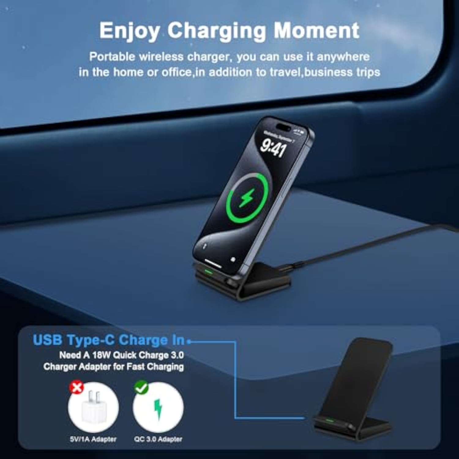 Pixel 9 Pro Wireless Charger Stand Fast Charging For Google Pixel 9A/9/8 Pro/8/7 Pro/7/6 Pro/6/5/4 Xl/4/3 Xl/2 Xl,15W Fast Wireless Charging Station For Iphone 16E 16 15 14 13,Samsung S25 S24 S23 S22