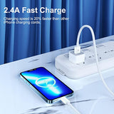 3-Pack 6Ft MFi Lightning Cable Fast Charger for iPhone & iPad