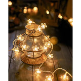 Flower String Lights, 10Ft 20 Led Usb Powered Cherry Blossom Fairy String Lights For Party Birthday Wedding Christmas Ho