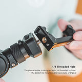 Mantispod Universal Phone Tripod Mount Holder - Monopod,Selfie Stick and Tripod with Cold Shoe for Cell Phone.Compatible with iPhone, & Phones