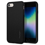 Spigen Liquid Air Armor Designed for iPhone SE 2020 Case/Designed for iPhone 8 Case (2017) / Designed for iPhone 7 Case (2016) - Black