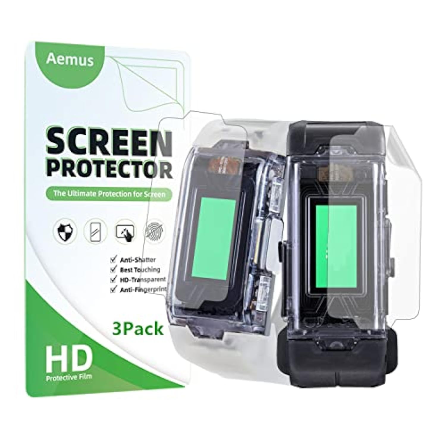 Compatible For Bandai Vital Bracelet Be Screen Protector (3Pack) Hd Clear Tpu Film Compatible For Digital Monster Digivice Be -Vv- Protective Film
