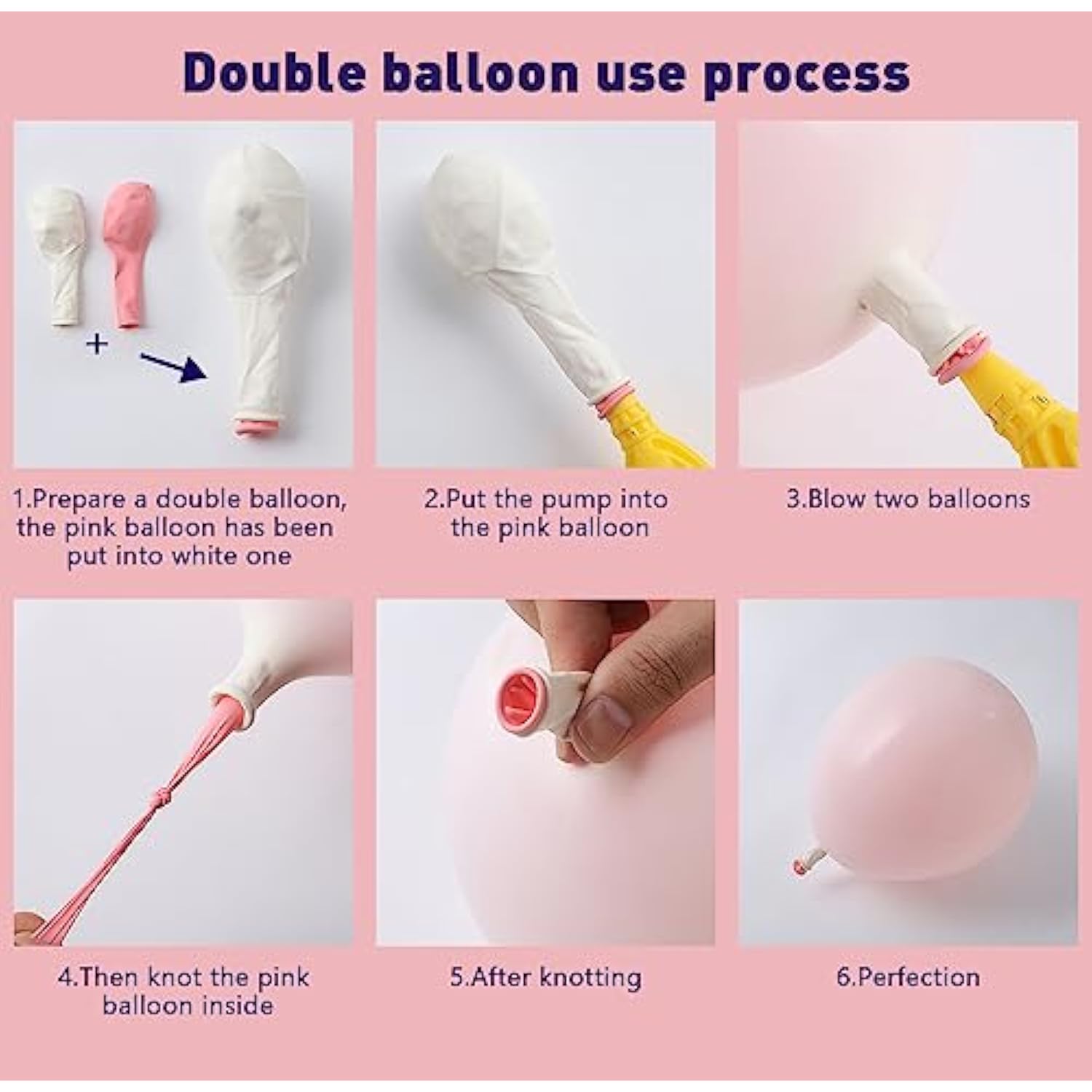 Dusty Purple & Rose Gold Balloon Garland Kit: 146-Piece Party Arch