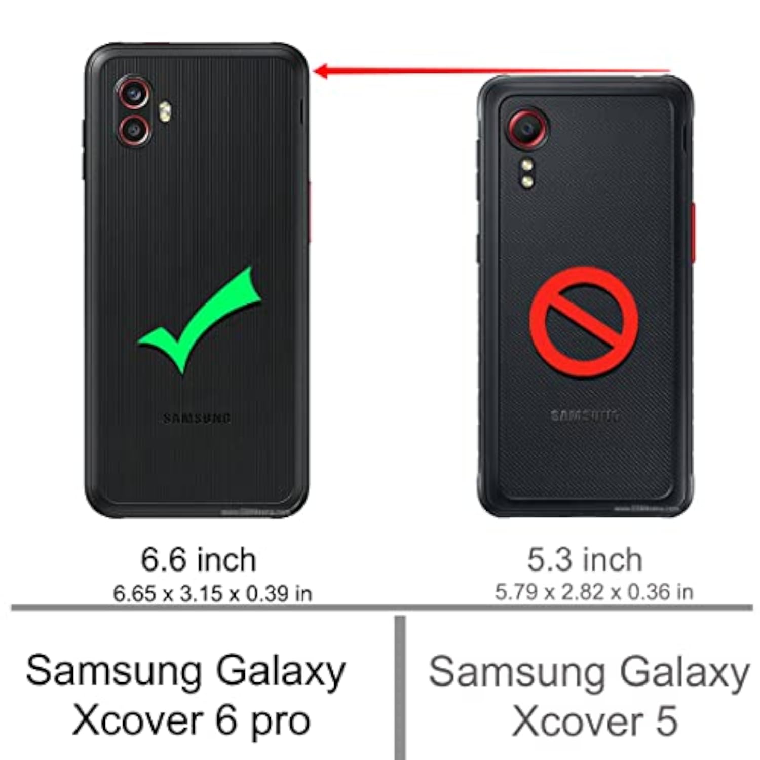 Galaxy Xcover 6 Pro Case with 2pcs Screen Protector, Shock-Absorption Flexible TPU Rubber Protective Cell Phone Cover (Black) - Premium Protection for Your Device