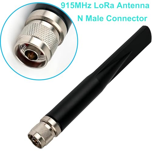 915Mhz Lora Antenna 5Dbi Gain Omni With N Male Connector For Meshtastic 915Mhz Lora Halow Application/Repeaters/Devices (1Pack)