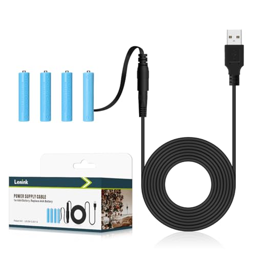 Power Supply Cable for AAA Battery, Replace AAA Battery