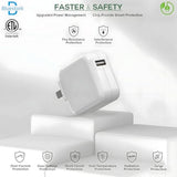 Iphone Fast Charger 12W Usb Wall Adapter – Ul Certified Charging Block For Ipad, Iphone, Ipad Mini, Ipad Air, Ipad Pro, Airpods