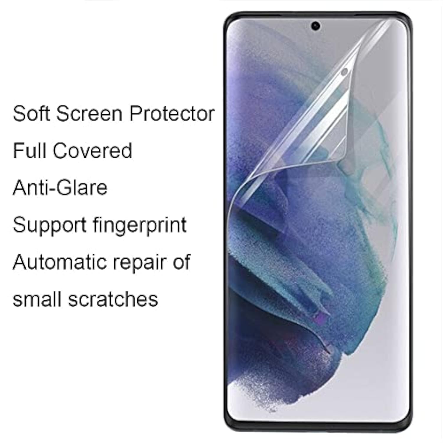 2-Pack Screen Protector For Samsung Galaxy S22 Ultra - Matte Finish + Clear Camera Lens Protectors (2+2) (4 Pieces)