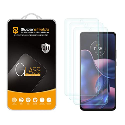 (3 Pack) Designed For Motorola Edge (2022) Tempered Glass Screen Protector, Anti Scratch, Bubble Free