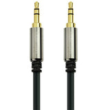 Mediabridge 3.5mm Male To Male Stereo Audio Cable (8 Feet) - Step Down Design for iPhone, iPod, Smartphone, Tablet and MP3 Cases