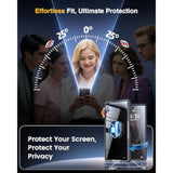 Magnetic For Samsung Galaxy Z Fold 7 Case With Privacy Screen Protector, [Compatible With Magsafe][Anti Spy] Full-Body Protective Slim Phone Case For Galaxy Z Fold 7, Black