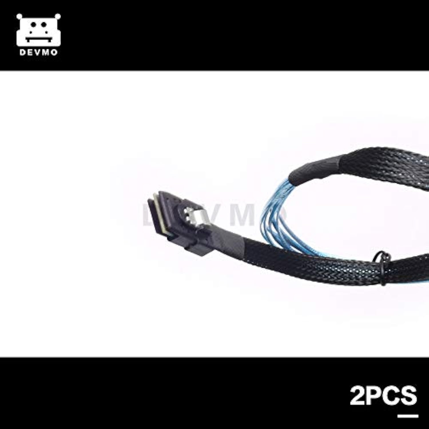 2Pcs Mini Sas To 4-Sata Sff-8087 Multi-Lane Forward Breakout Internal Conversi