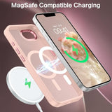 For Iphone 16E Case, [Compatible With Magsafe] Iphone Se4 2025 Magnetic Case Translucent Matte Frosted Slim Shockproof Women Men Protective Phone Cover For Iphone 16E 6.1",Pink