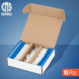 90° Angled Cat6/5E Keystone Jack In Blue - Slim Profile Rj45 Ethernet Connecto