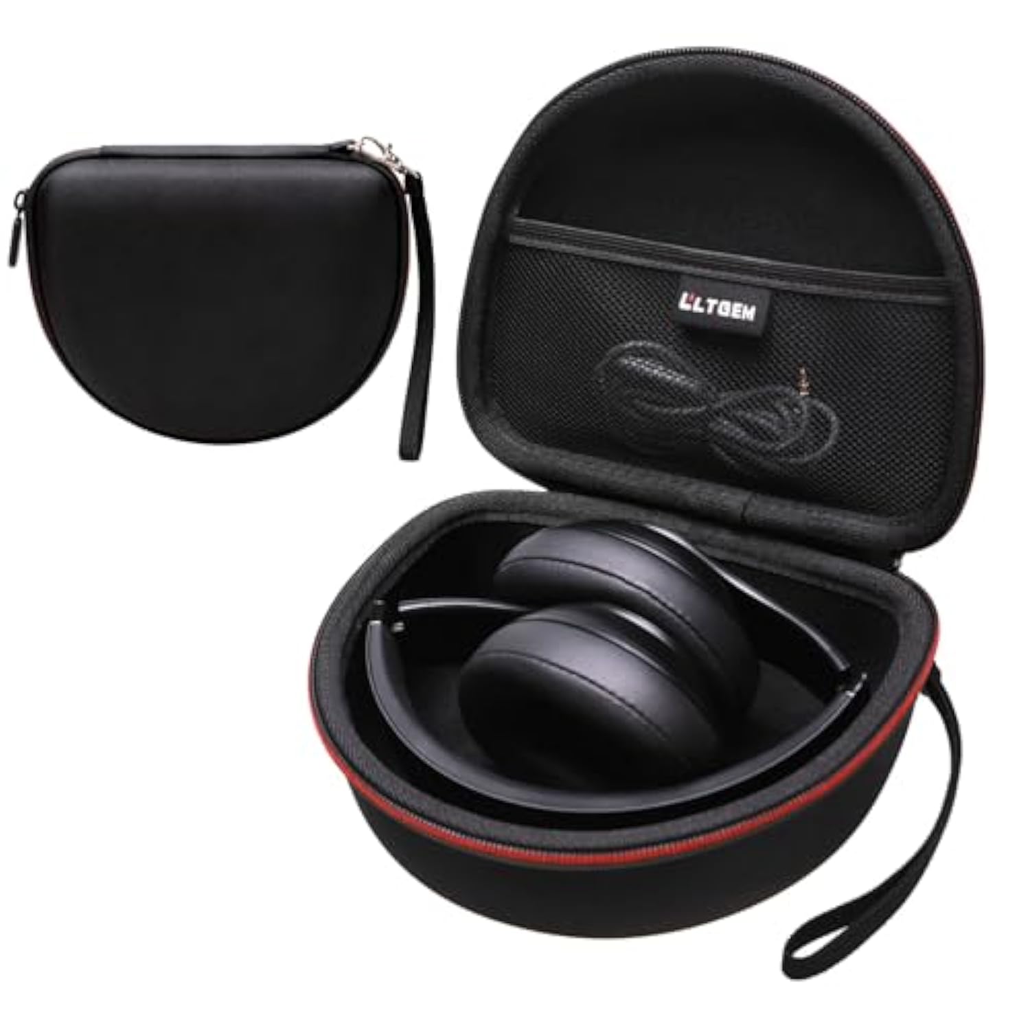 Headphone Case Compatible With Beats Studio Pro/Beats Solo 4 / Beats Studio 3 / Beats Solo 3 / Tozo Ha1 And For Tozo Ht2 On-Ear Bluetooth Headphones - Black