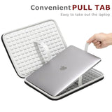 2025 New Laptop Case For Macbook Air 13-Inch, Hard Shell Laptop Case Computer Sleeve Bag With Protective Padings, Travel Carrying Case With Ergonomic Handle Back Luggage Strap