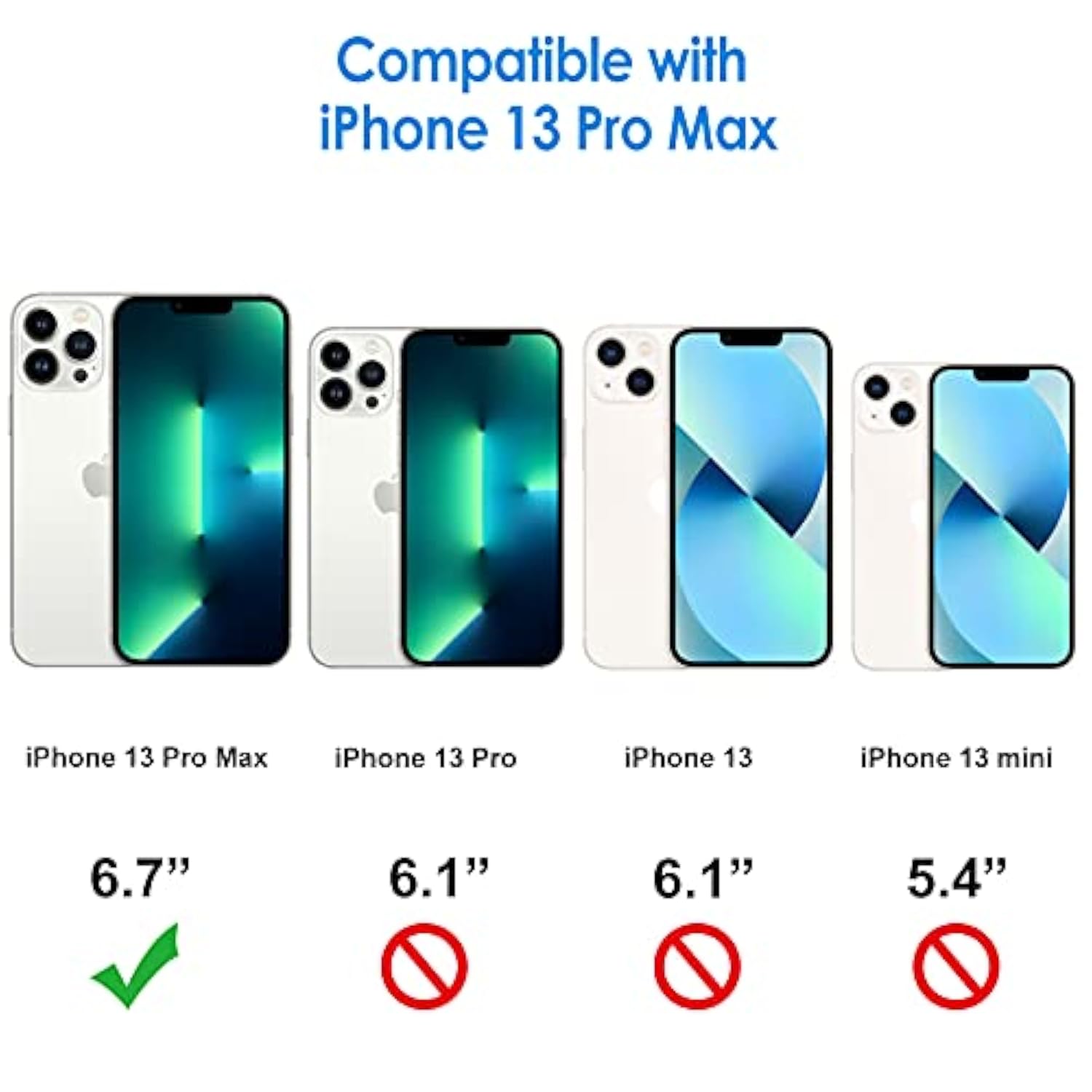 Jetech Case For 13 Pro Max 6.7-Inch, Non-Yellowing Shockproof Phone Bumper Cover, Anti-Scratch Clear Back (Clear)
