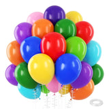 110-Pack 12" Pastel Latex Balloons – Assorted Multicolor Balloons for Birthday, Baby Shower & Wedding Decor