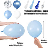102pcs Blue and White Balloon Garland Arch Kit for Baby Shower & Party Decor