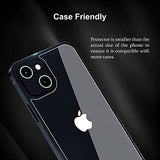 2 Pack Back Screen Protector for iPhone 13 [6.1 inch], Back Tempered Glass Protector, Anti-Scratch, Bare-Phone Touch Feeling for iPhone 13
