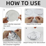 36Pcs Hanging Swirl Party Decorations Foil Decorations Ceiling Swirl Spiral Hanging Plastic Streamer For Ceiling Birthday Graduation Wedding Celebration Baby Shower Party Supply (Blue Gold Silver)