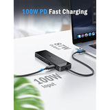 9-In-1 Usb C Hub Multiport Adapter, Usb C Dongle With 4K Hdmi For Macbook Pro