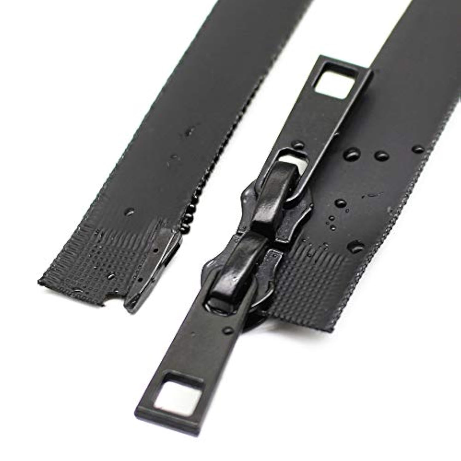 150Cm #5 Two Way Separating Waterproof Zippers Black Water Resistant Z