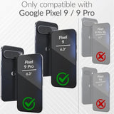 Dual Guard Shockproof Case for Google Pixel 9/9 Pro - Lilac, Dual Layer Protection
