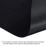 28"X16" Desk Mat Protector, Pvc Non-Slip Waterproof Mouse Pad Writing Mat For Office Home, Black
