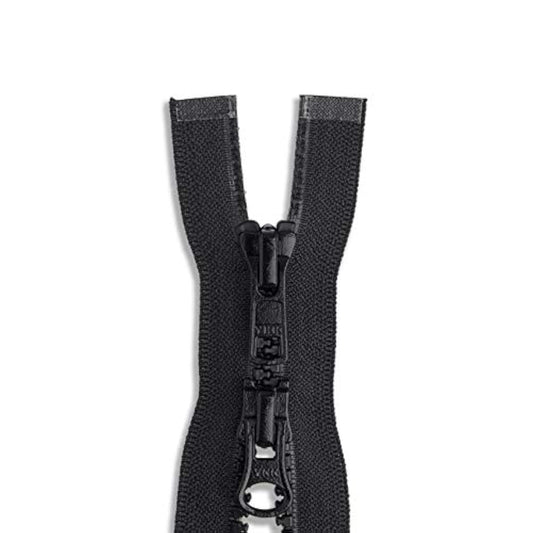 20 Inch Plastic Zipper Black 20” Heavy Duty Zippers Two Way Molded Pla
