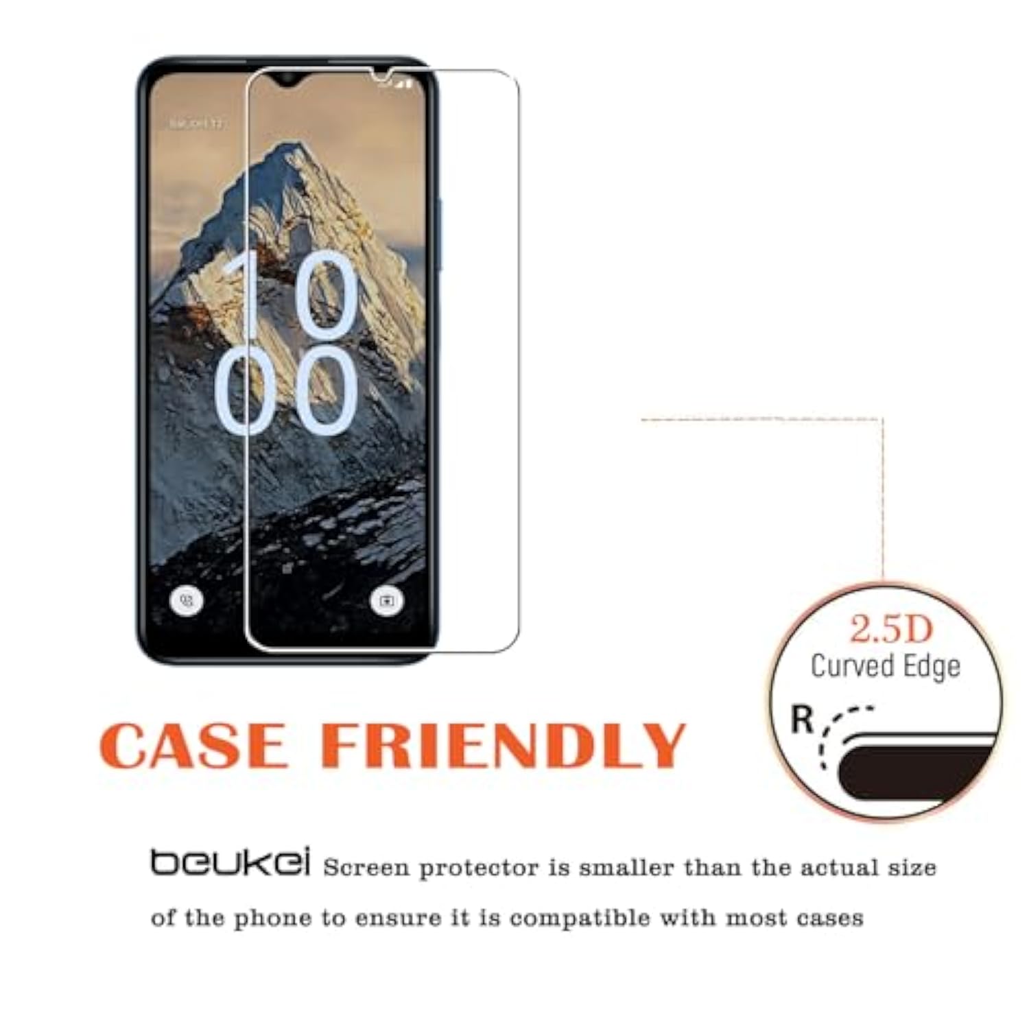 (3 Pack) Designed For Boost Summit 5G Screen Protector Tempered Glass, Anti Scratch, Bubble Free, 9H Hardness