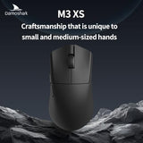 M3Xs Mini Wireless Gaming Mouse,Tri-Mode 2.4G/Usb-C/Bluetooth,Up To 26000Dpi,Paw3395 Optical Sensor Lightweight 45G,5 Programmable Button,Computer Mouse For Laptop,Pc,Mac-B