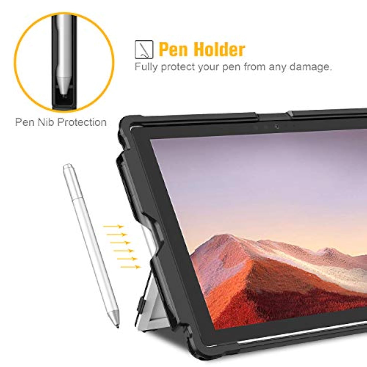 Fintie Hard Case for Microsoft Surface Pro 7 Plus/Pro 7/ Pro 6/ Pro 5/ Pro LTE