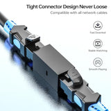 Rj45 Cat7 Cat8 Cat6A Cat6 Cat5 Connectors Boots Covers Caps Ethernet Cable Plu