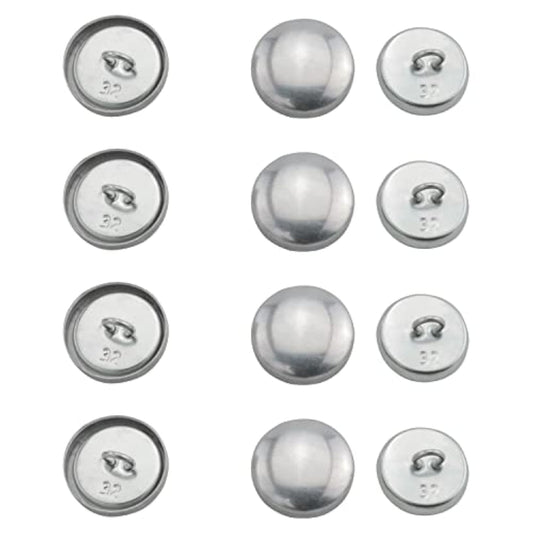 Self Cover Buttons 50Set 20Mm 32L Metal Craft Covered Button Kit Butto