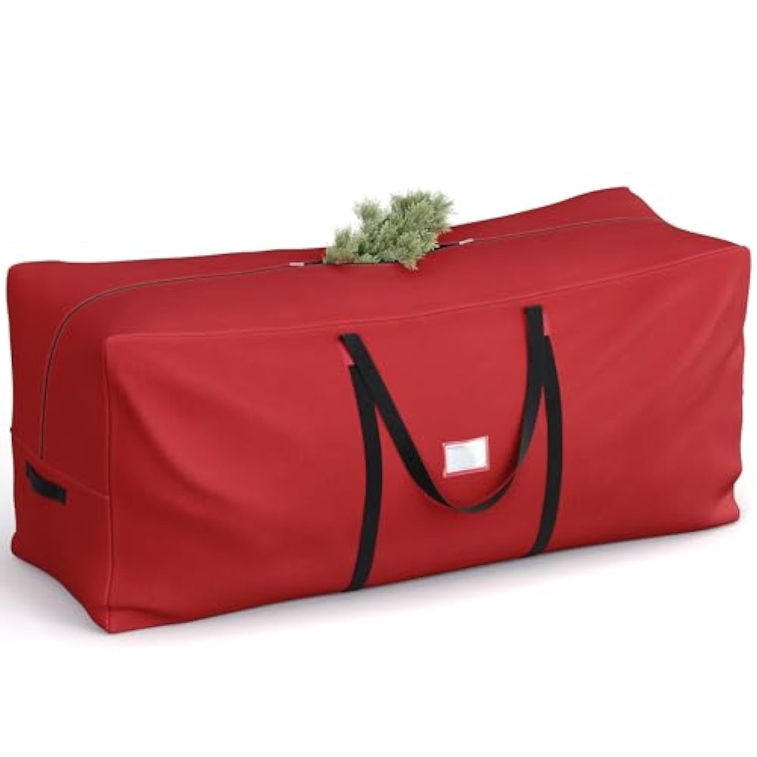 Christmas Tree Storage Bag, Holiday Tree Storage Container, Up To 9 Ft, Tree Holder Bag, Wear-Resistant 600D Oxford Fabric, Lightweight, Thick Handles, Red Urxs003R01