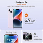 Shatterproof Screen Protector For Iphone 13 Pro Max/Iphone 14 Plus [3-Pack] [99.99% Hd Clear] [Easy Installation Frame] [9H Hardness][Bubble Free] [Full Coverage] For Apple 6.7''