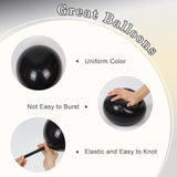 60pcs New Year 2026 Balloons 12inch Silver Black Gold Party Decor