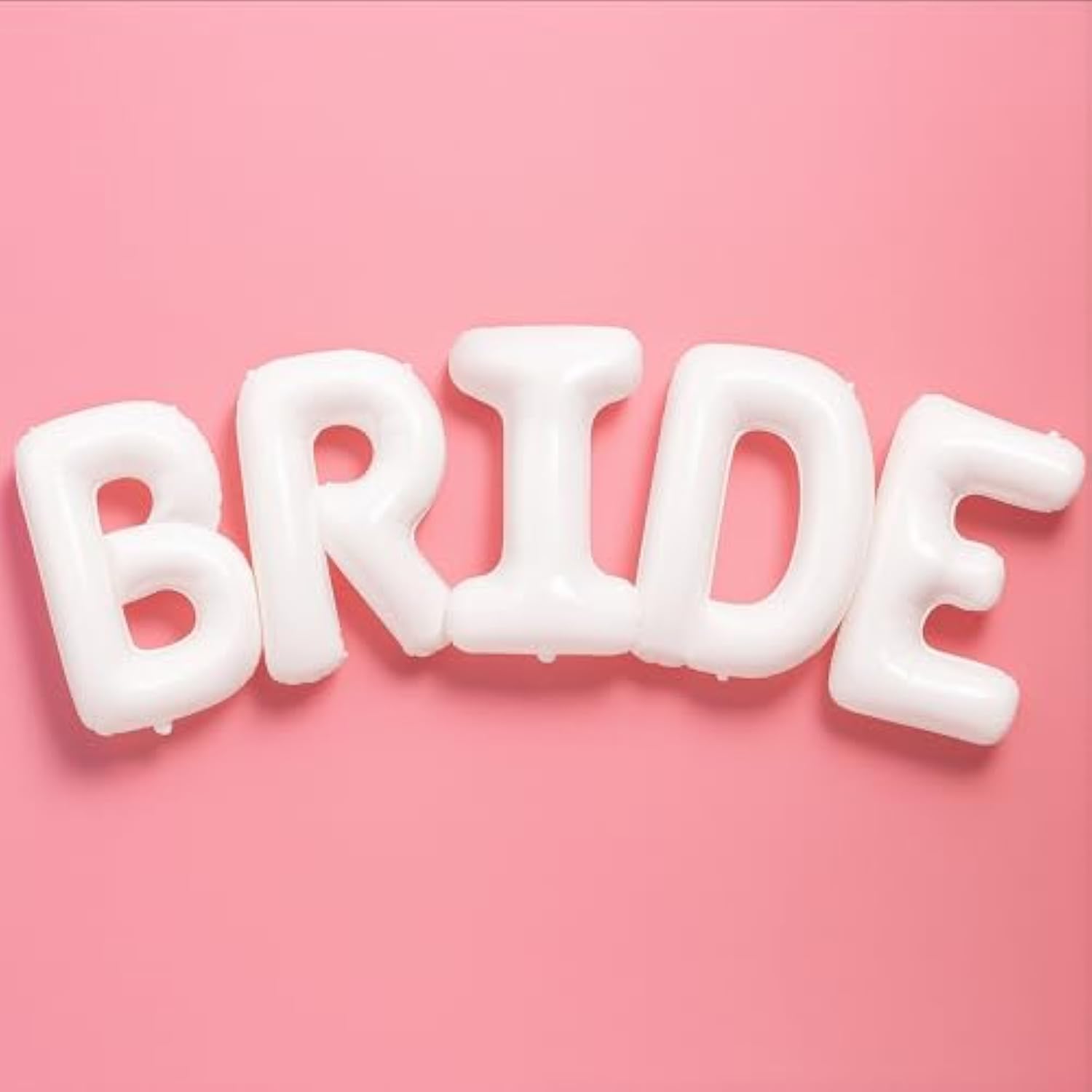 , Giant Bride Balloons White - 40 Inch | Bachelorette Party Decorations | White Bride Balloon For Bridal Shower Decorations | Bridal Shower Balloon | Bachelorette Balloons