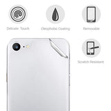 Set of 3x Back Covers Compatible with Apple iPhone 8 / SE (2020) - Back Screen Protector Pack Transparent Protective Films
