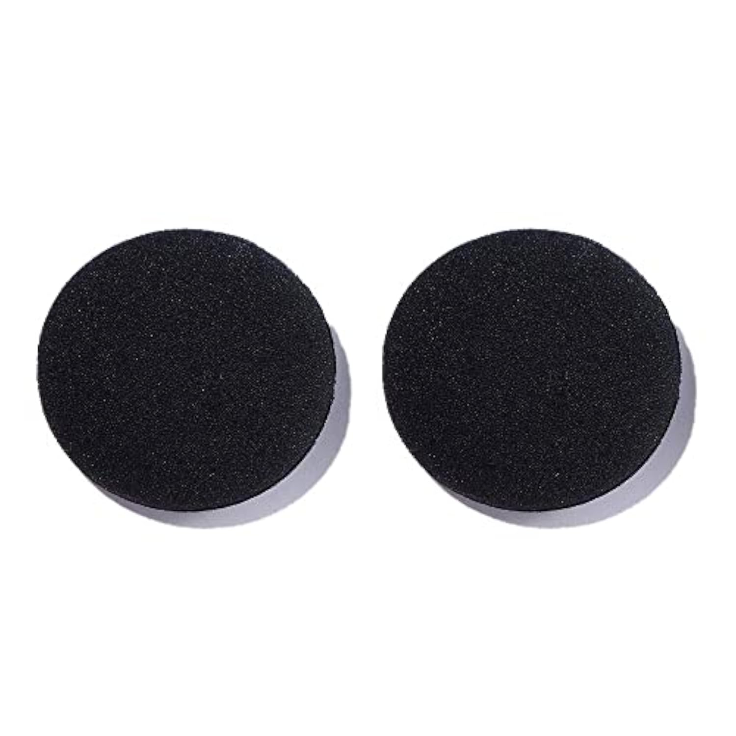 6 Pairs Foam Ear Pad Replacement Cushions, 60Mm/2.4 Inch Black Earpad Cover, Disposable Headset Sponge Covers Cap Earphone Accessories