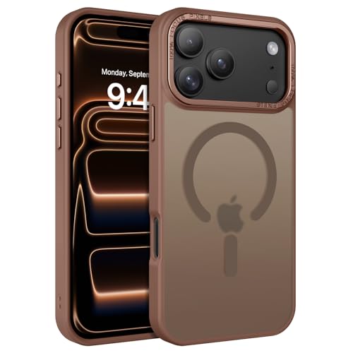 Magnetic for iPhone 17 Pro Max Case 6.9" 2025,[Compatible with Magsafe]Slim Cute Matte Translucent Shockproof Drop Protective Bumper Women Men Phone