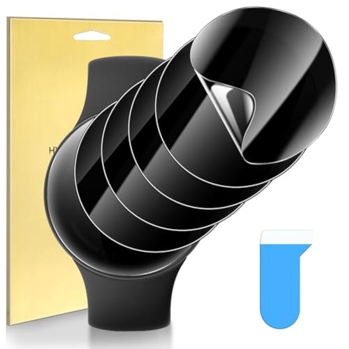 6-Pack For Google Pixel Watch 3 45Mm Smartwatch Privacy Screen Protector,[Anti-Peeping] Full Coverage Tpu Soft Protective Film