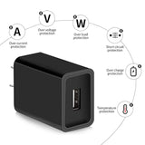 Replacement For Lg Phoenix 4 Phone Charger, Compatible With Lg K8V Micro Usb Wall Charger For K20 V K8 V K30 K20 K20V K10 K7 K4 K3, Phoenix 3 Cell Phone Wall Charger Power Adapter