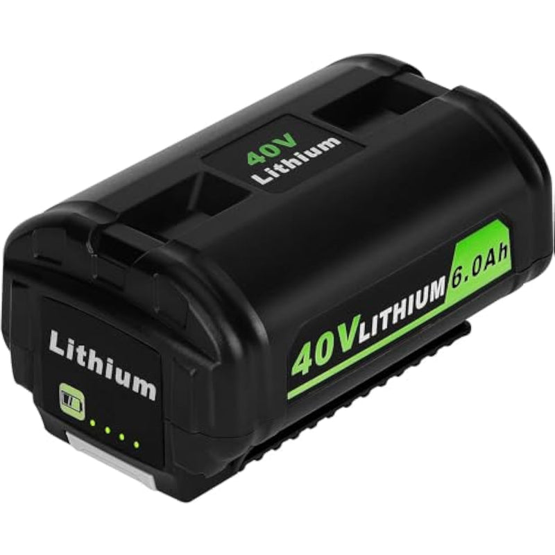 Replacement For Ryobi 40V 6.0Ah Battery Compatible With Ryobi 40 Volt Battery Op4040 Op40401 Op4026 Op40261 Op4050 Op40201 Op40601 Compatible With Ryobi Battery 40V Cordless Power Tools