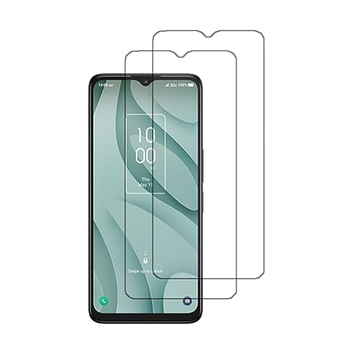 [2 Pack Tempered Glass Screen Protector Frontier Protective Protector for TCL 40 XE T609M