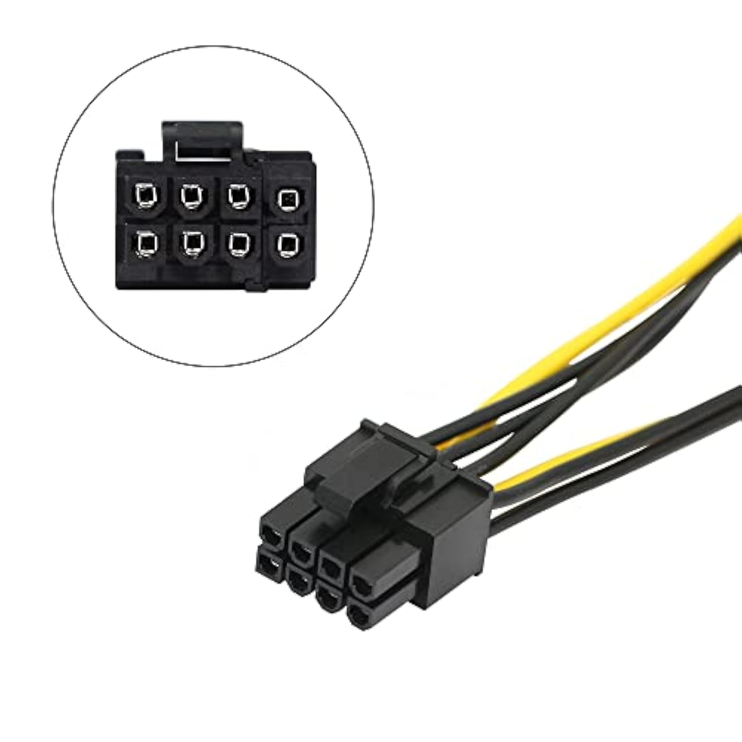 Sata Power Cable 2Pack 8 Pin To 15 Pin Sata Power Connector Supply Adapter Cab