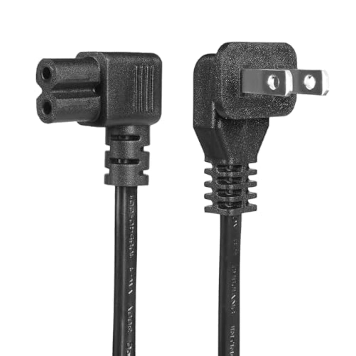 [Ul Listed] 12Ft Power Cord Compatible Samsung Tcl Roku Lg Sharp Toshiba Insignia Sony Led Lcd Tv, Right Angle Power Cable Replacement