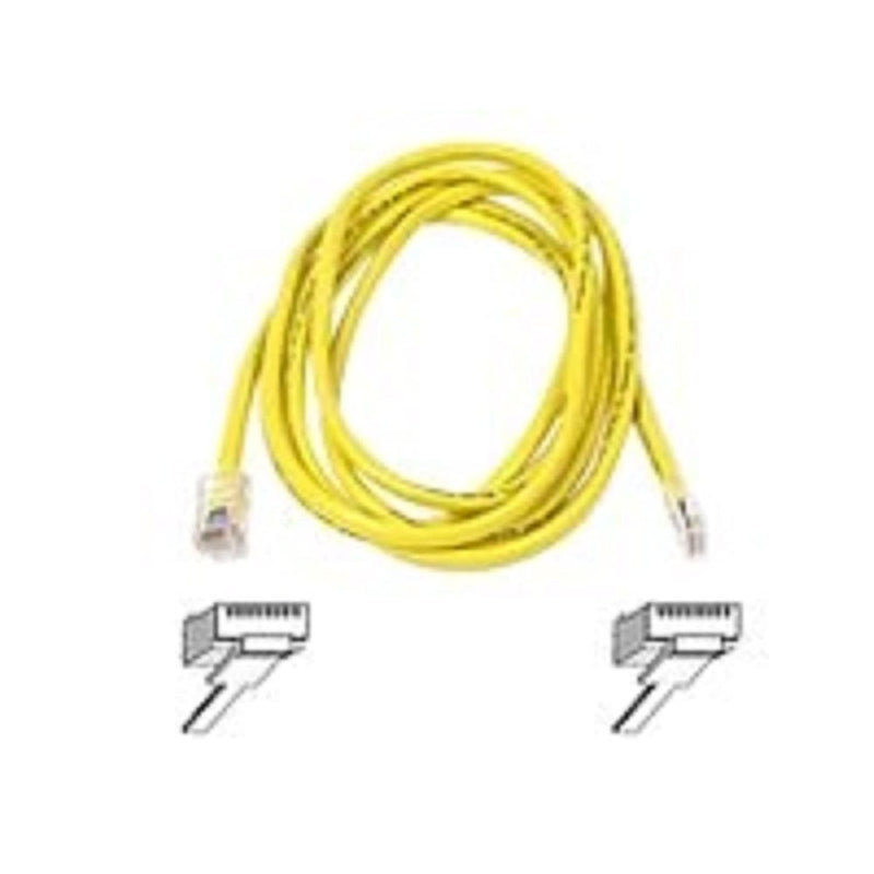 Belkin Cable,CAT5E,UTP,RJ45M/M,25',YLW,Patch